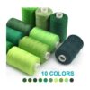Hilo de coser de 10 colores uso industrial 1000 yardas