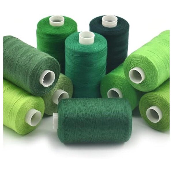 Hilo de coser de 10 colores uso industrial 1000 yardas