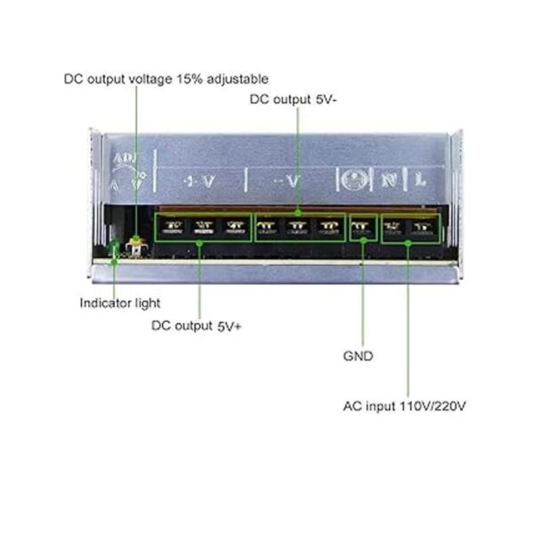 MTYTOT Adaptador de fuente de alimentación de 5 V 60 A_4