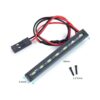 RCLIOLN Barra de luz de coche RC a escala 124 7 LED