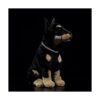 Peluche realista Doberman de 12 pulgadas animal de