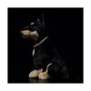 Peluche realista Doberman de 12 pulgadas animal de