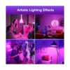 Bombillas LED moradas bombilla LED negra A19 de 9 W_4