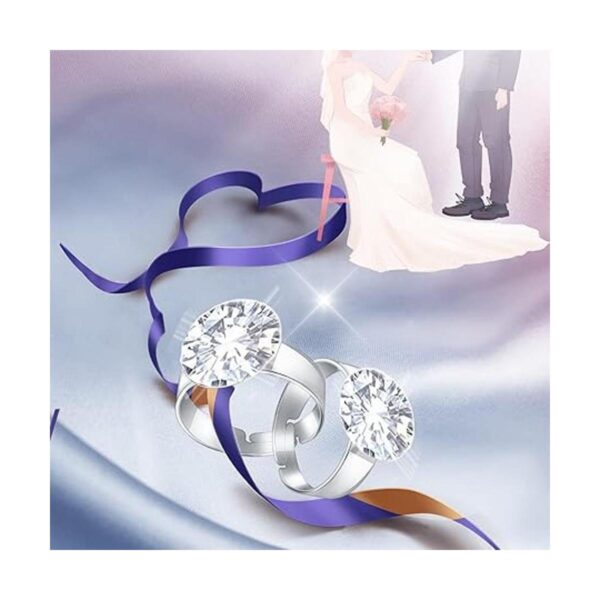 Aylifu 20 piezas de anillos en blanco y dorado ajustables
