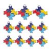 Hmjpng 20 abalorios coloridos para autismo aleación