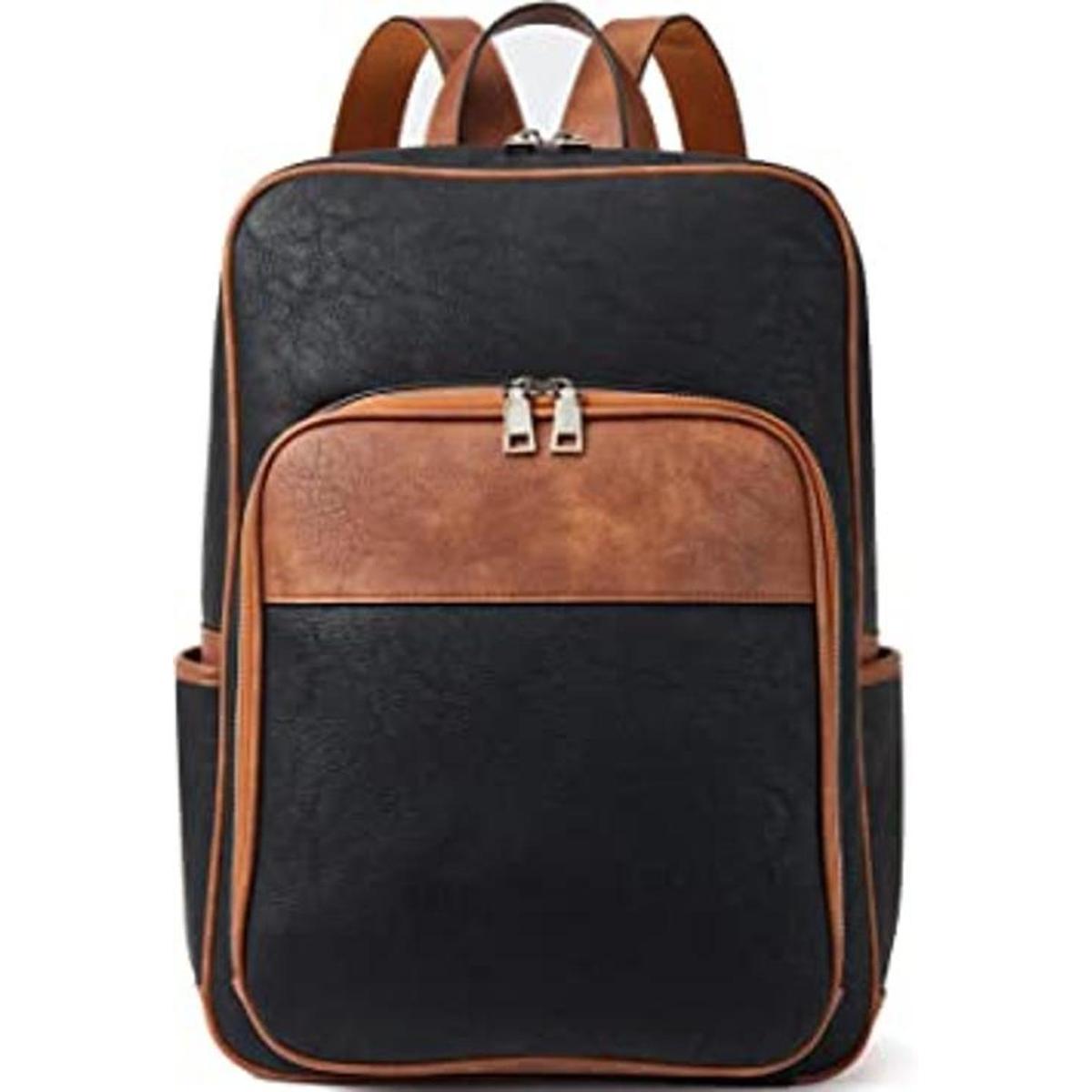 Telena Mochila de cuero para laptop para mujer negocios