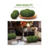 Bola decorativa de musgo verde natural bolas colgantes
