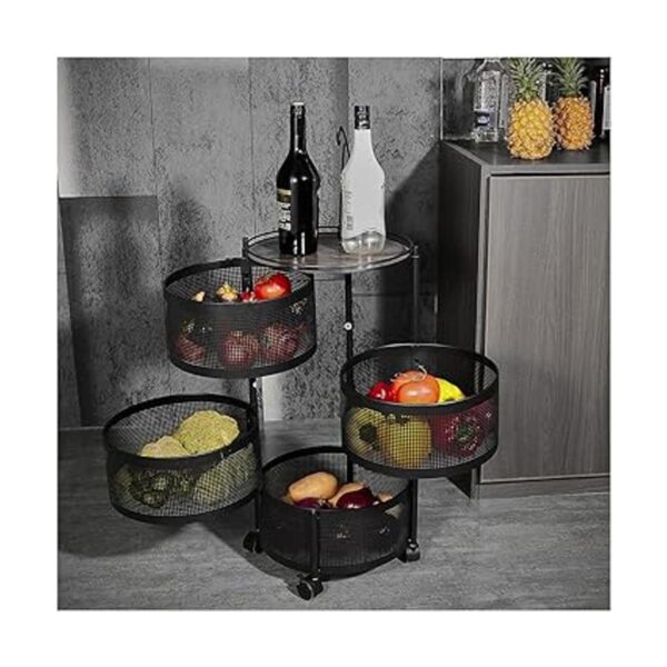 HOYRR Estante de almacenamiento giratorio para cocina_3