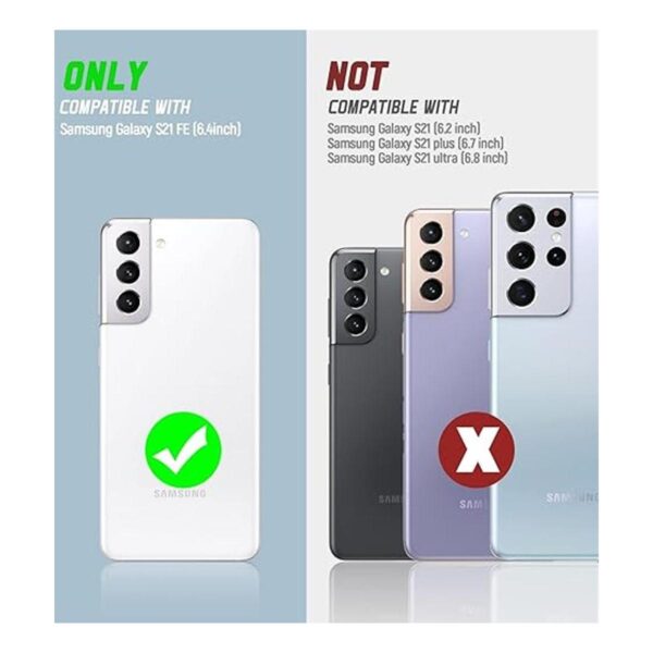 LeYi Funda para Galaxy S21 FE 5G con protector de pantalla_2