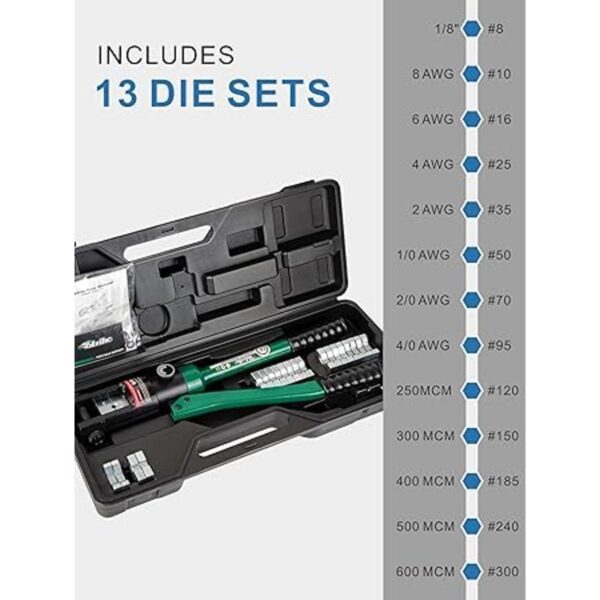 UTZIKO Kit de herramientas de cable hidráulico industrial_3