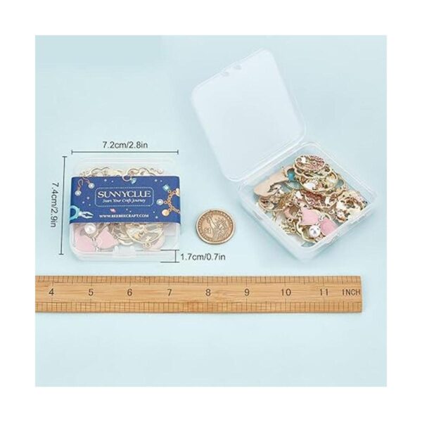 SUNNYCLUE 1 caja de 24 colgantes de esmalte de gato y