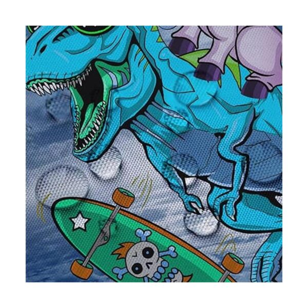 Divertido juego de cortinas de ducha de dinosaurios para