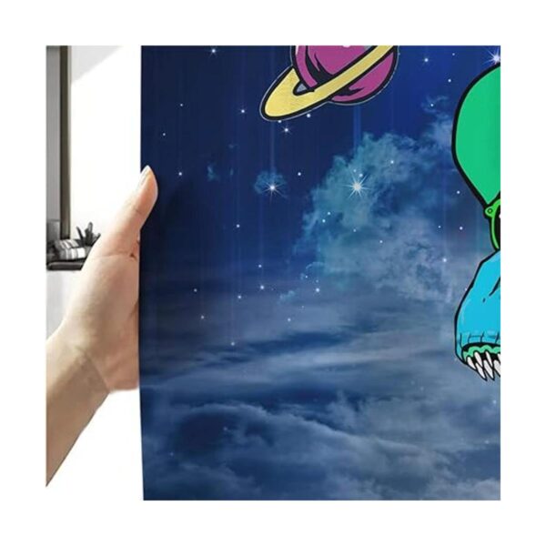 Divertido juego de cortinas de ducha de dinosaurios para