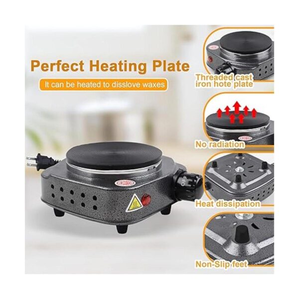 Olla para hacer velas con placa eléctrica caliente para_5