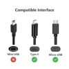 Cable de carga Logitech de repuesto cable de carga USB_4