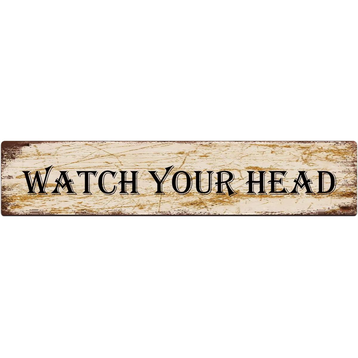 KILSPU Letrero de metal vintage con diseño de Watch Your