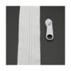 The Yard Cinta de nailon blanco 5 con cierre de_3