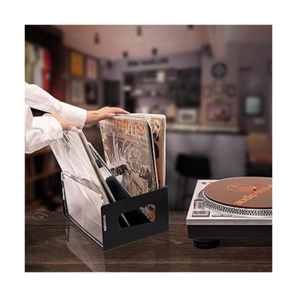 Almacenamiento de discos de vinilo Soporte de pared para_3