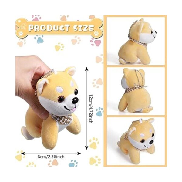 9 piezas de mini animales de peluche para mascotas mini_2