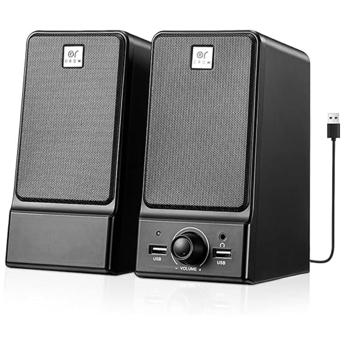 OROW Altavoces USB para computadora altavoces externos