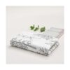 Funda de almohada corporal de flores blancas de 20 x 54