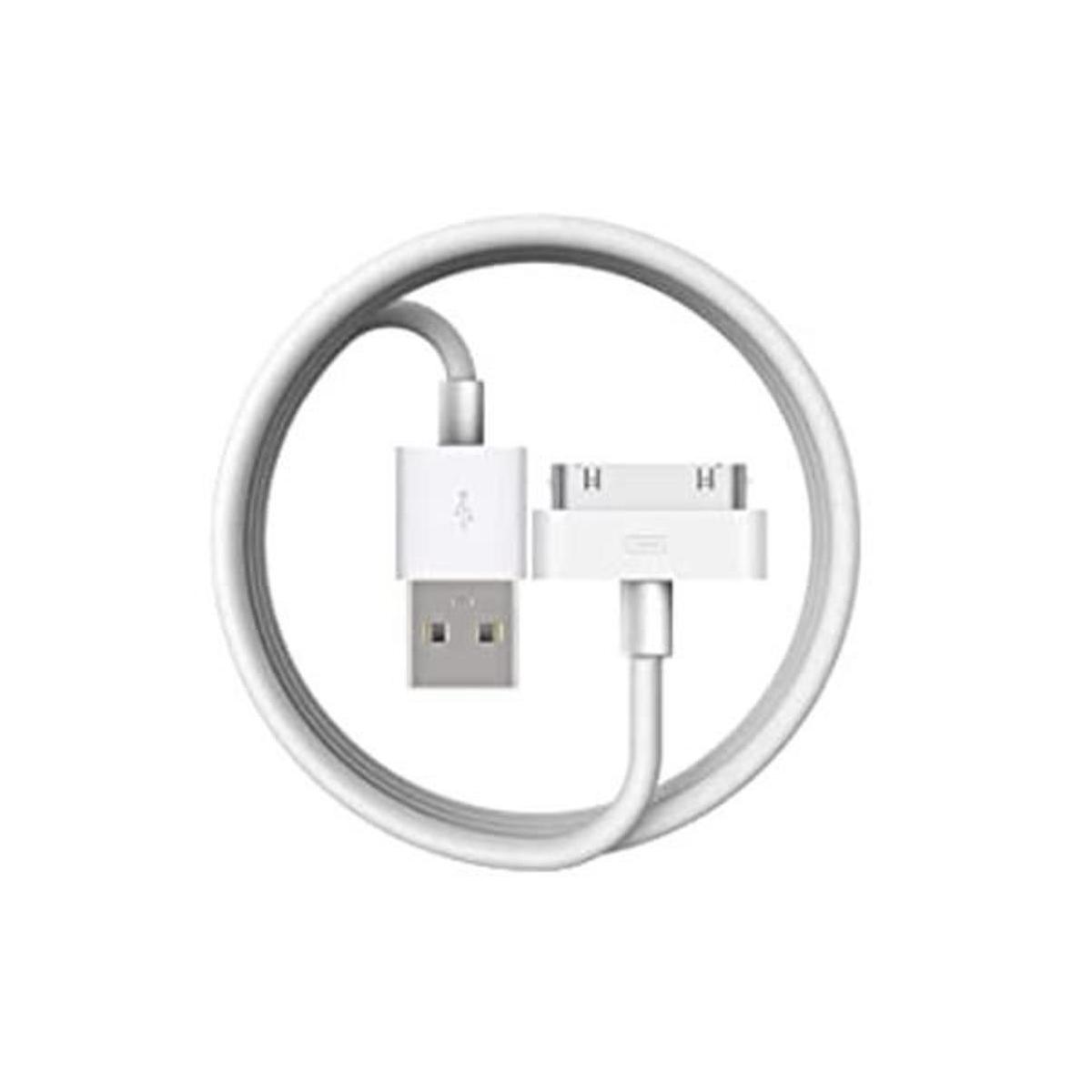 Belcompany Cable de carga USB de 30 pines para iPhone 4S