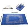 Hitopin 2 alfombrillas de oración de viaje 23.6 x 39.4