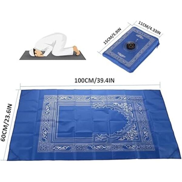 Hitopin 2 alfombrillas de oración de viaje 23.6 x 39.4