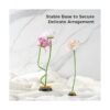 JUSTDOLIFE Ranas de flores de acero inoxidable con diseño_3