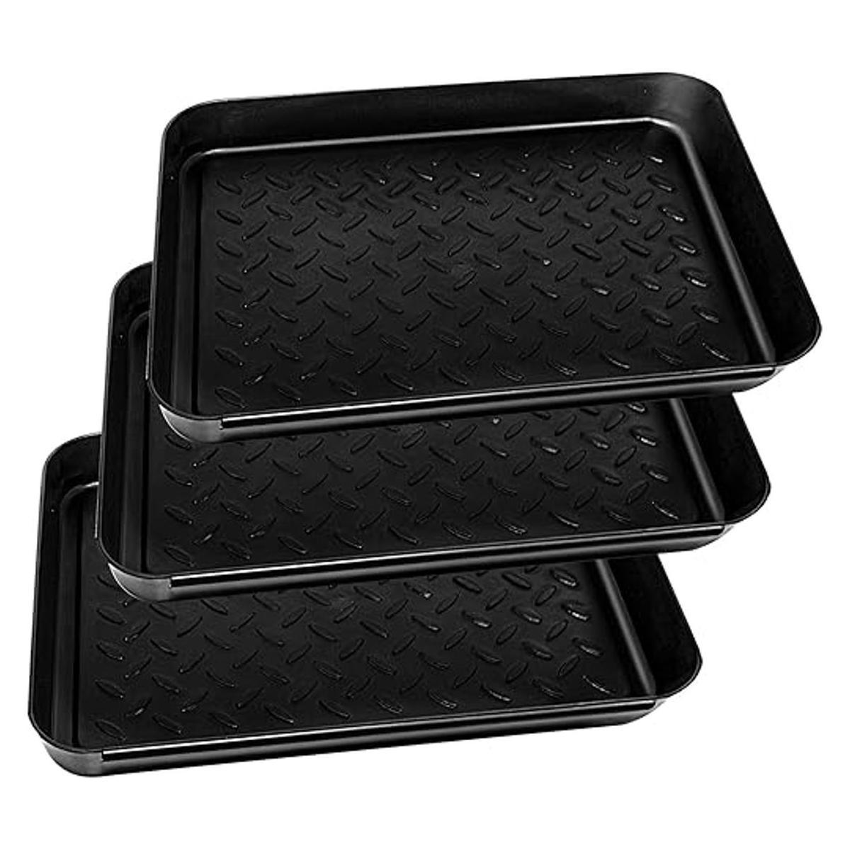 3 bandejas de goteo debajo del fregadero 13.8 x 10.8