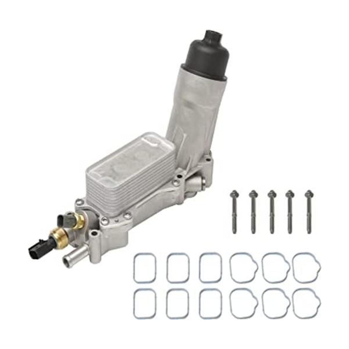 Carcasa de filtro de aceite de aluminio para enfriador de