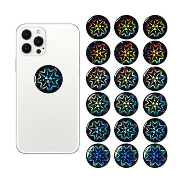 18 pegatinas de protección EMF para teléfono celular_1