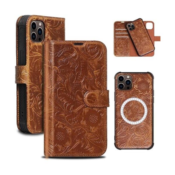 Rmawrad Funda de cuero para iPhone 13 Pro Wallet case 6.1_1