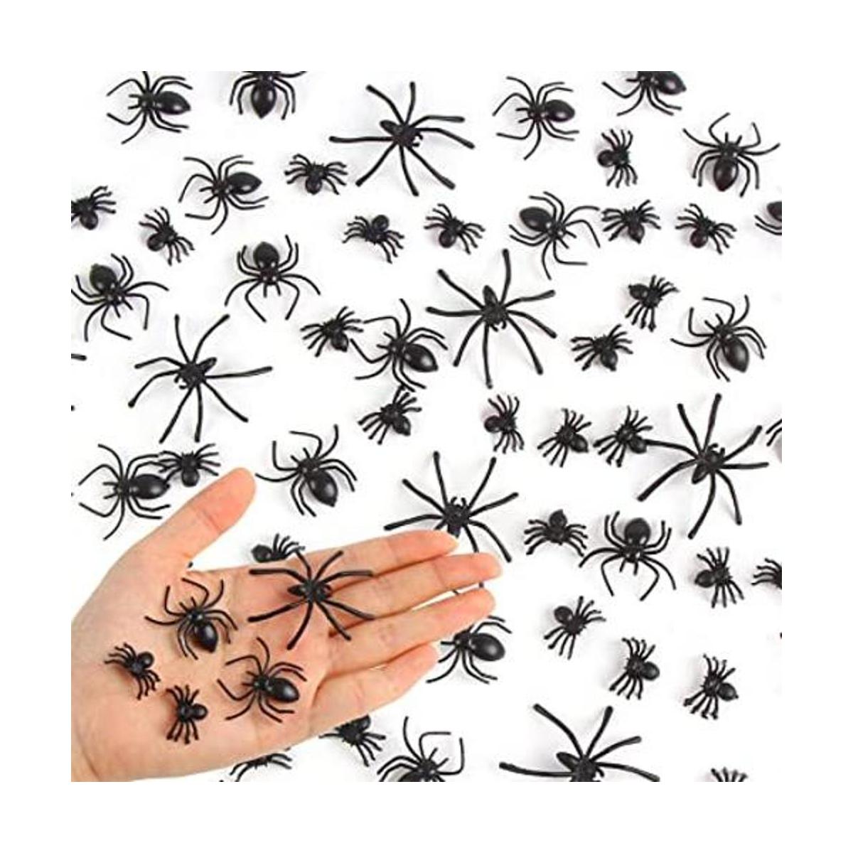 CCINEE 200 piezas de mini arañas realistas arañas