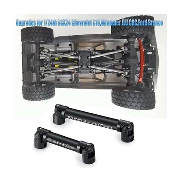RCLIOLN Transmisión CVD de acero para automóvil RC Crawler