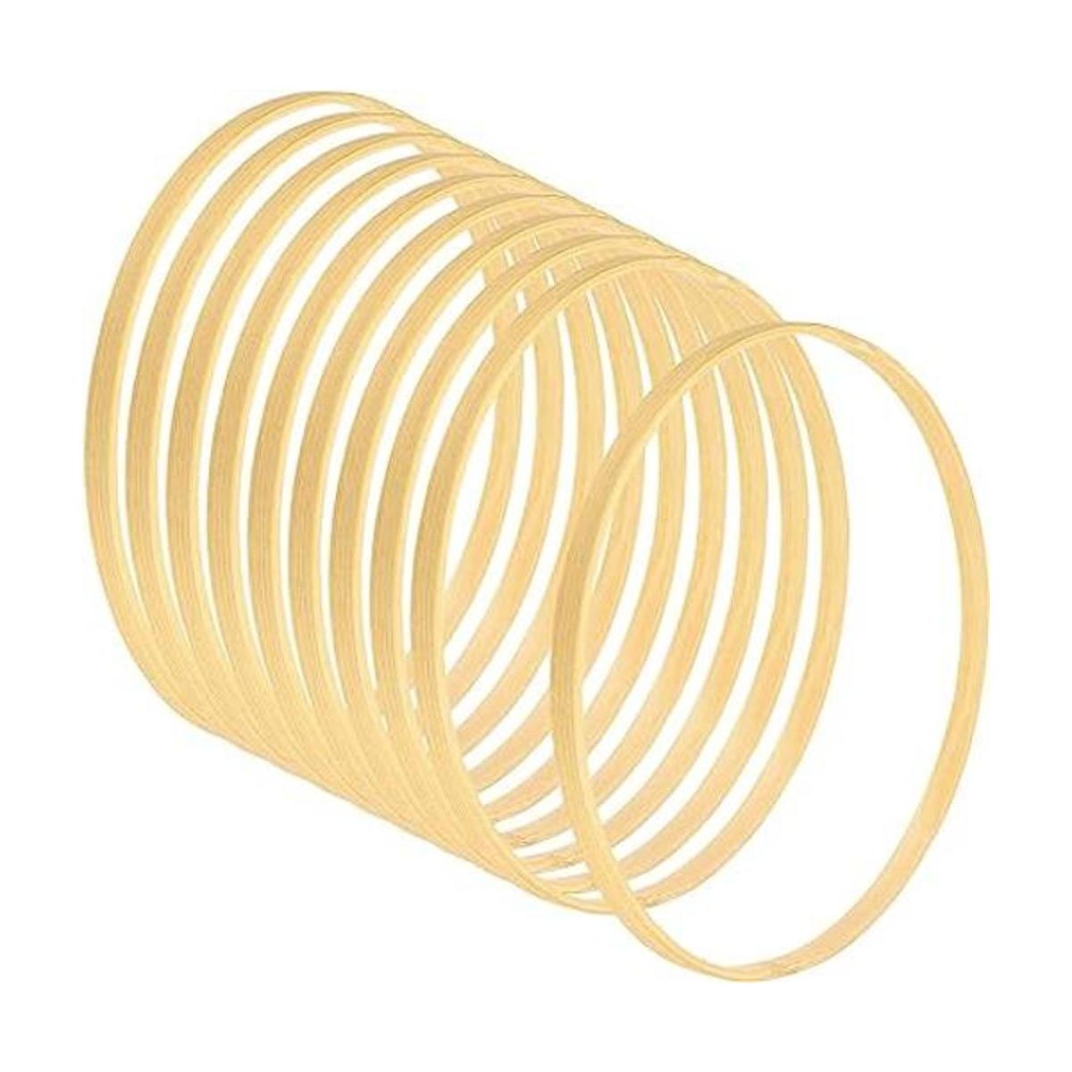 PATIKIL Aro floral de bambú de madera de 7.9 pulgadas