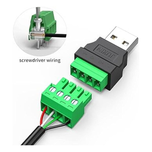 USB 2.0 tipo A macho hembra tornillo con conector_3