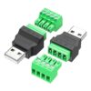 USB 2.0 tipo A macho hembra tornillo con conector_2