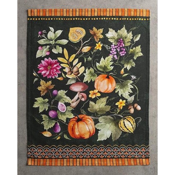 Maison d Hermine Pumpkin Garden Juego de 3 toallas de
