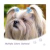 40 lazos para el pelo de perros con flores con pasador