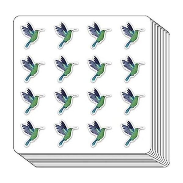 Pegatinas para planificar colibríes 0.5 pulgadas álbumes_1