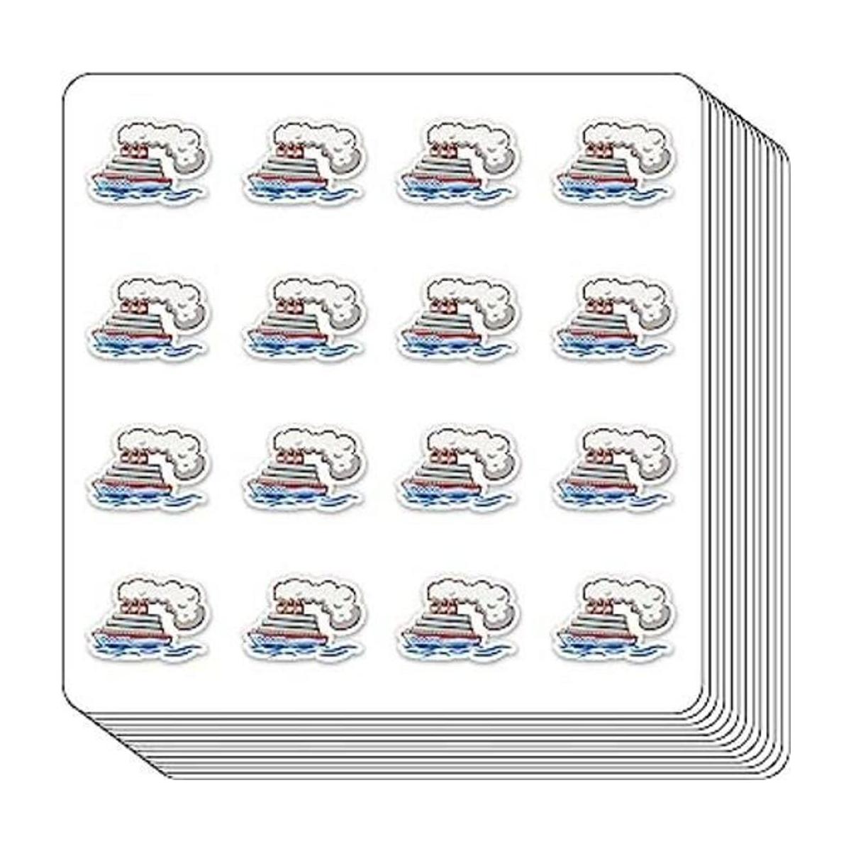 Calcomanías para planificar cruceros de vacaciones 0.5