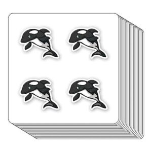 Orca Killer Whale Pegatinas de 1 pulgada para álbumes de_1