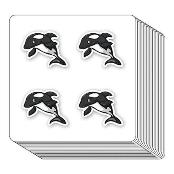 Orca Killer Whale Pegatinas de 1 pulgada para álbumes de_1