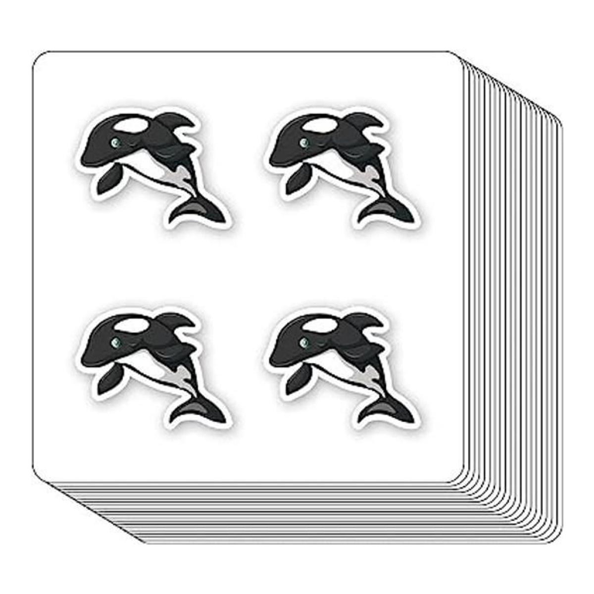 Orca Killer Whale Pegatinas de 1 pulgada para álbumes de