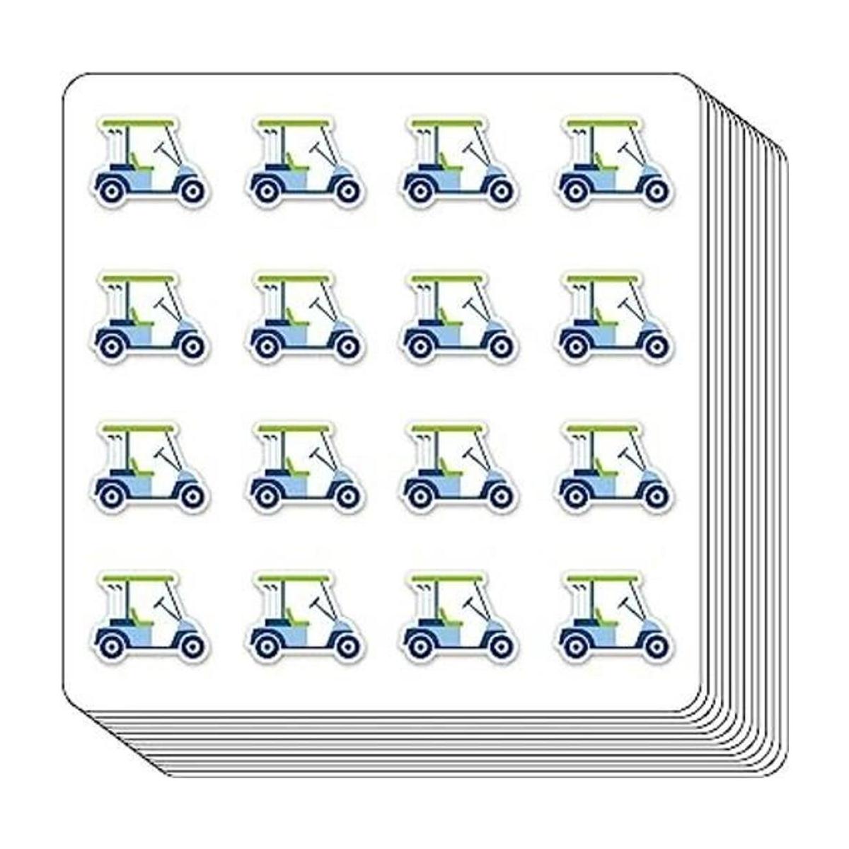 Calcomanías para planificar deportes de golf 0.5