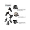 MEANLIN Kit de adaptador universal de manguera de vacío de_3