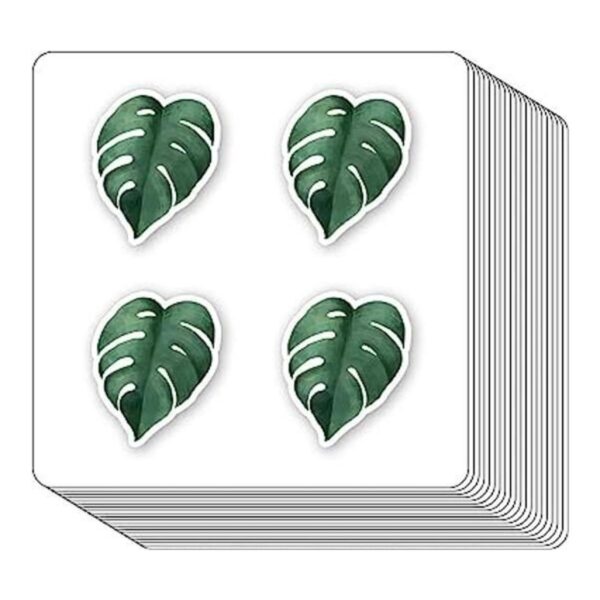 Monstera Pegatinas de hojas de 1.0 in para álbumes de_1