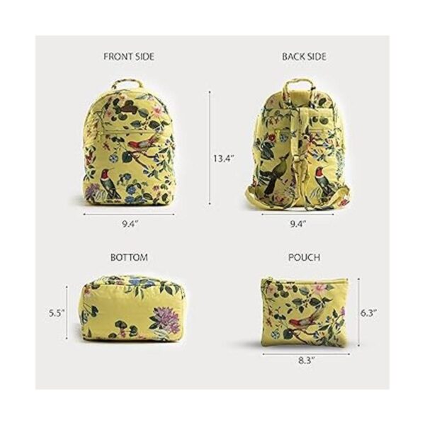 Maison d Hermine Mochila de algodón Eden Amarillo