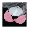 Molde de resina de corazón moldes de silicona con alas de_3